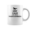 Keep Calm And Breed ファーマーブリーダー 馬サラブレッド コーヒーマグ