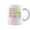 Library Book Fair Vibe Groovy Retro School Reading Nostalgic Graphic Print Coffee Mug