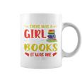 Library Book Lover Once Upon a Time a Girl Loved Books Graphic Print Coffee Mug