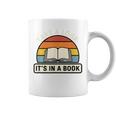 Take A Look It's In A Book Kids Reading Retro Library Graphic Print Coffee Mug