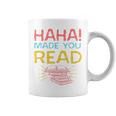 Made You Read Librarian Book Reader Library Book Premium Tri-Blend Graphic Print Coffee Mug