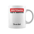 Man Oldtimer Birthday Middle Finger Guest Book 40 Years Graphic Print Coffee Mug