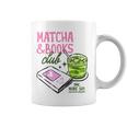 Matcha & Books Club Green Tea Latte Lovers Graphic Print Coffee Mug Matcha & Books Club Green Tea Latte Lovers Graphic Print Coffee Mug