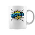 Maths Is My Superpower Comic Book Style Graphic Print Coffee Mug