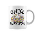 Officeurvivor かわいいアヒルの付箋 ユーモア 長袖tシャツ コーヒーマグ