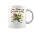 Oops I Bought Another Book Frog For Bookish Readers Graphic Print Coffee Mug