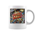 Pocket Rocket Comic Book Style Premium Tri-Blend Graphic Print Coffee Mug