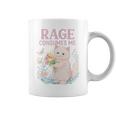 Rage Consumes Me キュート 怒っている猫 面白い 皮肉なミーム コーヒーマグ