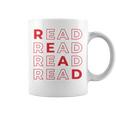 Read Books Library Bookworm Librarian Book Lover Graphic Print Coffee Mug