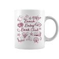 Reading Book Lover Bookish Summer Beach Babes Book Club Graphic Print Coffee Mug Reading Book Lover Bookish Summer Beach Babes Book Club Graphic Print Coffee Mug