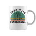 Reading Is Fundamental For Teacher Nerdy Book Lover Graphic Print Coffee Mug