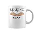 Reading Is Sexy Bookworm Book Lover Reading Is Sexy Graphic Print Coffee Mug
