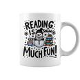Reading Is Snow Much Fun Winter Bookworm Loves Reading Book Graphic Print Coffee Mug