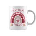 Reading Is My Thing Book Bookworm Teacher Rainbow Girl Graphic Print Coffee Mug Reading Is My Thing Book Bookworm Teacher Rainbow Girl Graphic Print Coffee Mug