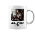 My Retirement Plan Cat Lover Wine Drinker Book Reader Graphic Print Coffee Mug My Retirement Plan Cat Lover Wine Drinker Book Reader Graphic Print Coffee Mug