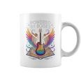 Rockstar Powered BY Books Reading Rocks Preschool Teacher Graphic Print Coffee Mug