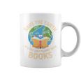 Save Earth It's Only Planet With Books Reader Earth Day Graphic Print Coffee Mug