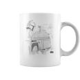 Star Wars The Book Of Boba Fett Helmet Schematic V-4 Graphic Print Coffee Mug Star Wars The Book Of Boba Fett Helmet Schematic V-4 Graphic Print Coffee Mug
