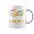 Support Your Local Library Vintage Book Lover Graphic Print Coffee Mug