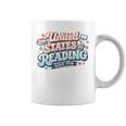 United States Of Reading Patriotic Book Lover Premium Tri-Blend Graphic Print Coffee Mug