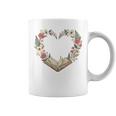 Vintage Book Lover Valentine Heart Premium Tri-Blend Graphic Print Coffee Mug