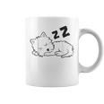West Highland ホワイトテリア 犬 眠っているかわいいウェスティー コーヒーマグ