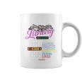 When You Enter This Library Book Reader Reading Graphic Print Coffee Mug