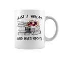 A Woman Who Loves Books Quotes Art Reader Reading Lover Graphic Print Coffee Mug