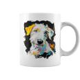 アイリッシュウルフハウンド 犬 モチーフ ペット 青い目 アイリッシュウルフハウンド コーヒーマグ