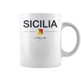 シチリア家族旅行 イタリア国旗 イタリアギフト シチリア島 コーヒーマグ