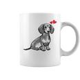 ダックスフンド かわいいダックスプリント 愛犬家グッズ Dachshund コーヒーマグ