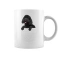 ブラックラブラドゥードル ポケット入り ラブラドゥードル犬愛好家 長袖tシャツ コーヒーマグ