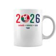ワールドカップ2026開催国サッカーデザイン コーヒーマグ