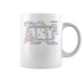 東京日本電車線鉄道おみやげ路線図 コーヒーマグ
