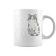 猫のために働いてます サバ白猫 猫好きあるある 社畜ネタ 面白い コーヒーマグ