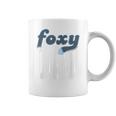 面白いフォクシーお父さんレトロ ビンテージ デザイン コーヒーマグ