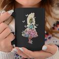 Alice In Wonderland Magical Garden Vintage Book Graphic Print Coffee Mug Unique Gifts
