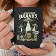 Attack From Uranus Retro Space Alien UFO Comic Book Graphic Print Coffee Mug Unique Gifts