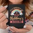 Avid Reader Children's Books Graphic Print Coffee Mug Unique Gifts