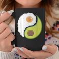 Avocado And Eggs Keto Diet Healthy Eating Yin Yang Yin Yang コーヒーマグ 面白い贈り物