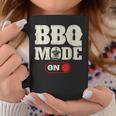 Bbqモードオン バーベキュー愛好家 グリル バーベキュー コーヒーマグ 面白い贈り物
