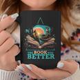 The Book Was Better Literature Reading Bookworm Graphic Print Coffee Mug Unique Gifts