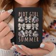 Book Lover Plot Girl Summer Books Coquette Bow Book Girly B Graphic Print Coffee Mug Unique Gifts