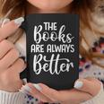 Books Book Reading Reader Bookworm Librarian Graphic Print Coffee Mug Unique Gifts