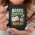 Books Coffee Repeat Book Lover Reader Bookworm Graphic Print Coffee Mug Unique Gifts Books Coffee Repeat Book Lover Reader Bookworm Graphic Print Coffee Mug Unique Gifts