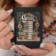 Books Geek Sunflower Floral Cute Vintage Books Reader Lover Graphic Print Coffee Mug Unique Gifts