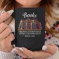Books Help Introverts Avoid Conversation Graphic Print Coffee Mug Unique Gifts