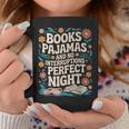Books And Pajamas Book Lover Reading Reader Graphic Print Coffee Mug Unique Gifts