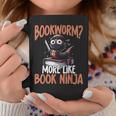 Bookworm For Book Lover Reading Librarian Graphic Print Coffee Mug Unique Gifts