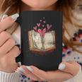 Bookworm Heart Librarian Book Nerd Library Reading Graphic Print Coffee Mug Unique Gifts